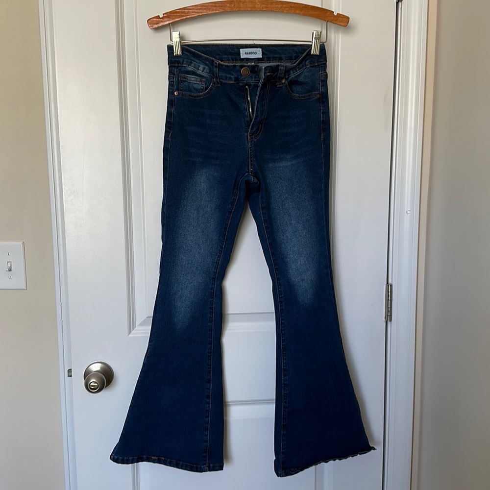 Flare Low Rise Jeans